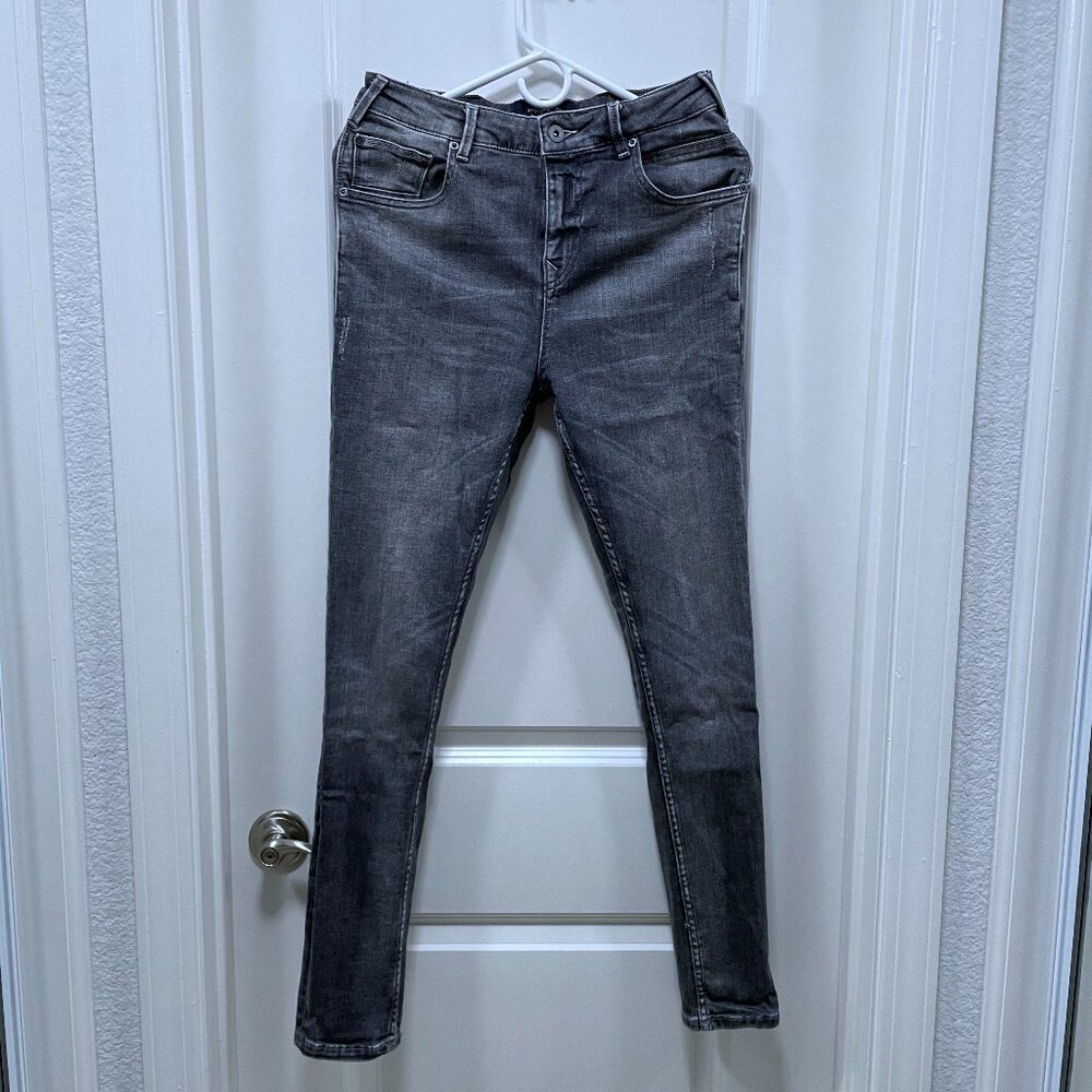 Scotch & Soda - Dart Super Skinny Jeans in Black Wash, Size 29